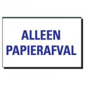 TSD 04 ALLEEN PAPIERAFVAL wit-blauw TSD 04 ALLEEN PAPIERAFVAL wit-blauw